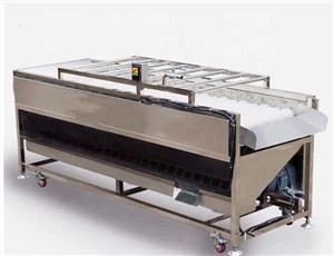 Машина для видалення домішок з плоским валиком